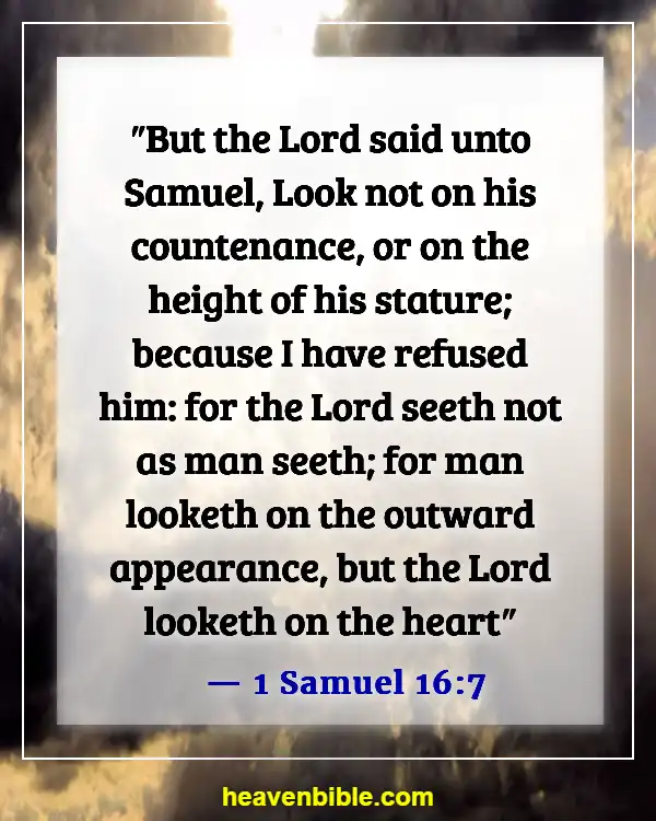 Bible Verse About Fairness And Equality (1 Samuel 16:7)