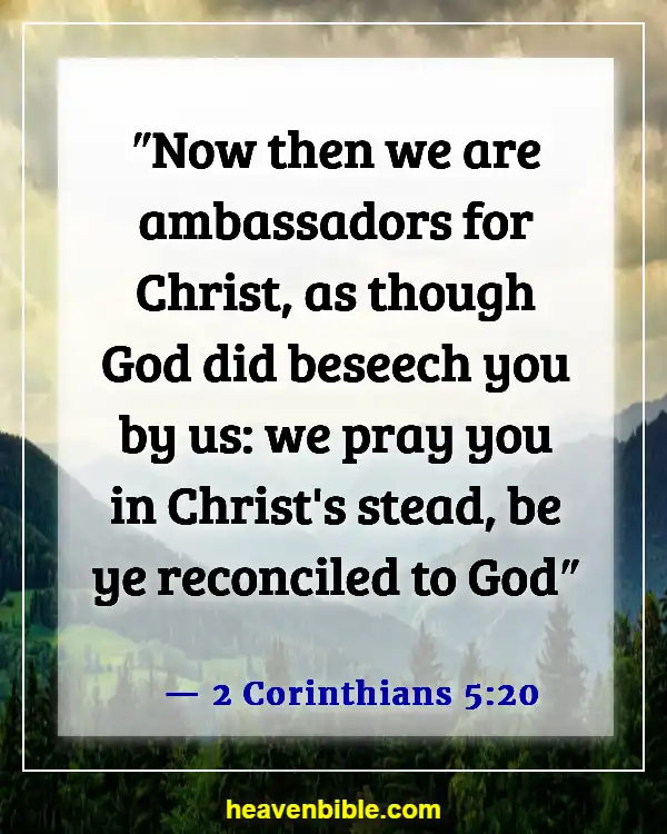 Bible Verse About Commitment To Ministry (2 Corinthians 5:20)