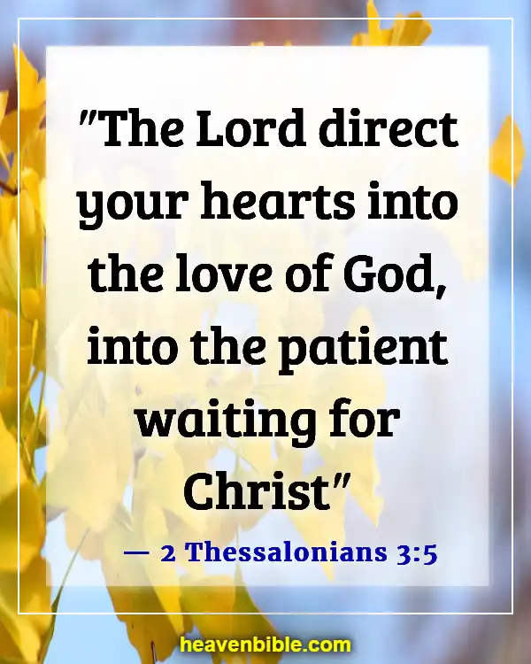 Bible Verse About Patience And Perseverance (2 Thessalonians 3:5)