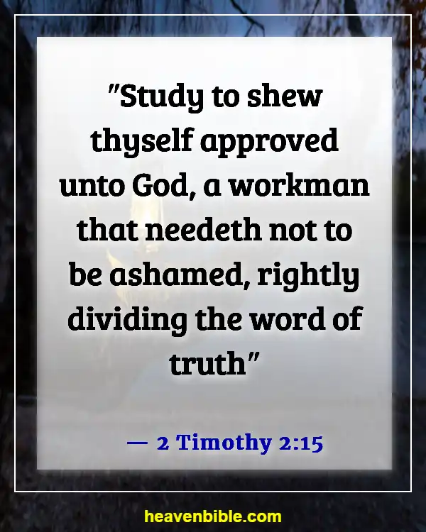 Bible Verse About Commitment To Serve God (2 Timothy 2:15)