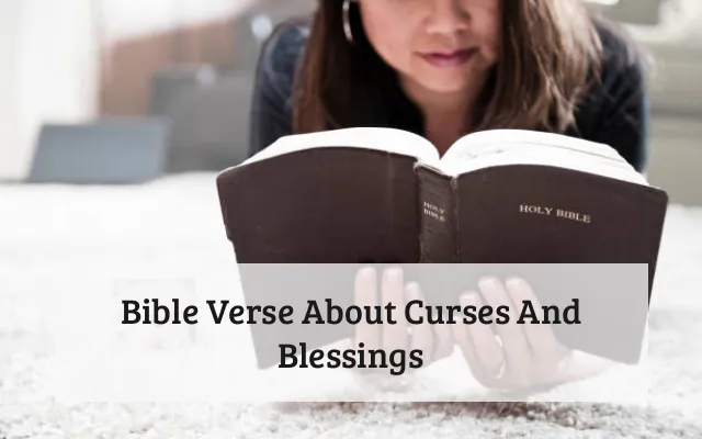 Bible Verse About Curses And Blessings