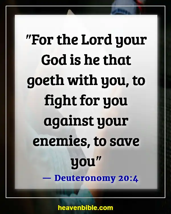 Bible Verses About Warriors (Deuteronomy 20:4)