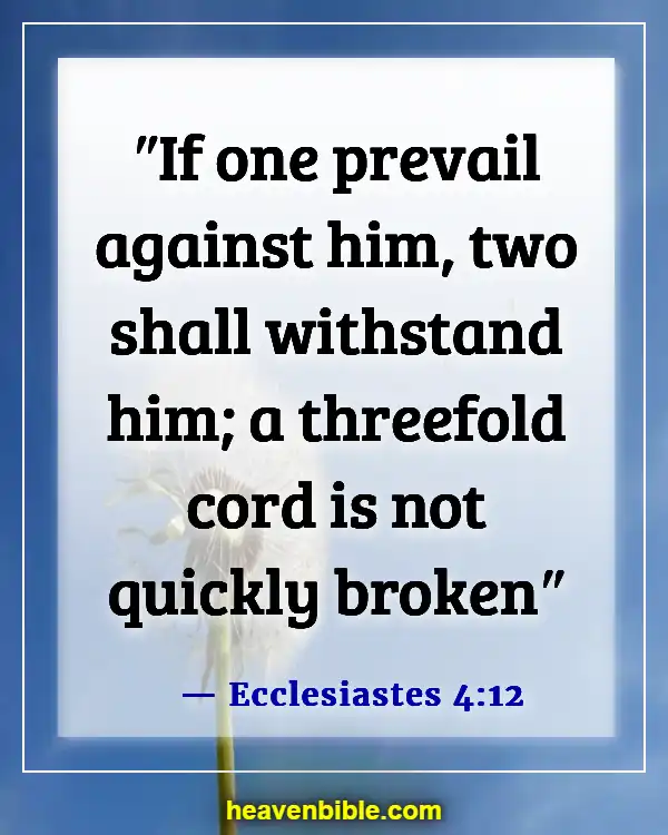 Bible Verses About Husband Being Spiritual Leader (Ecclesiastes 4:12)