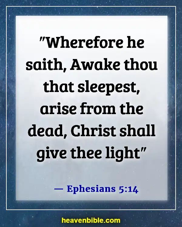 Bible Verses For Revival And Spiritual Awakening (Ephesians 5:14)