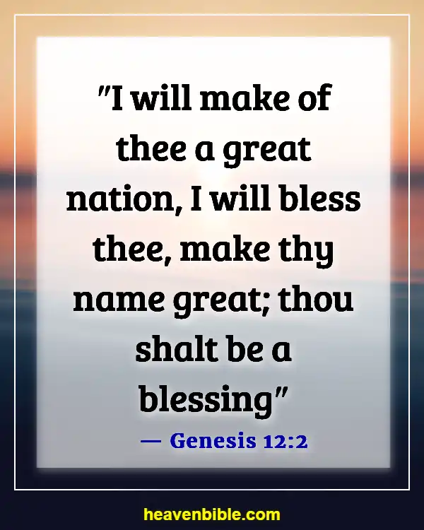 Bible Verse About Curses And Blessings (Genesis 12:2)