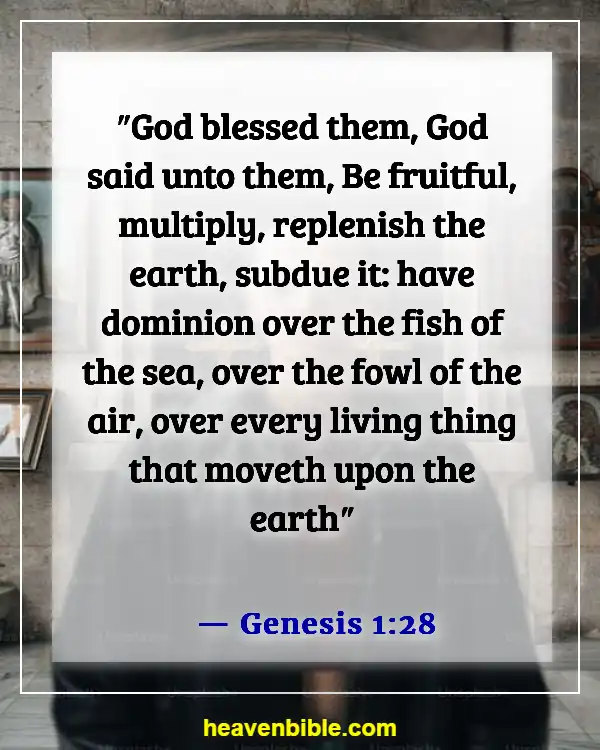 Bible Verses About Respecting God's Creation (Genesis 1:28)