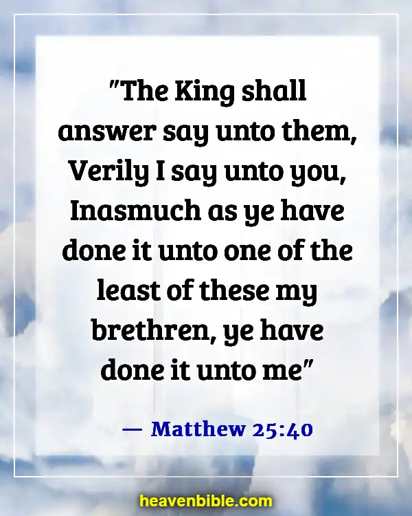 Bible Verses About Murdering The Innocent (Matthew 25:40)