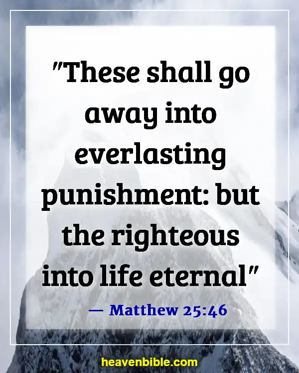 Bible Verses About Punishment In Hell (Matthew 25:46)