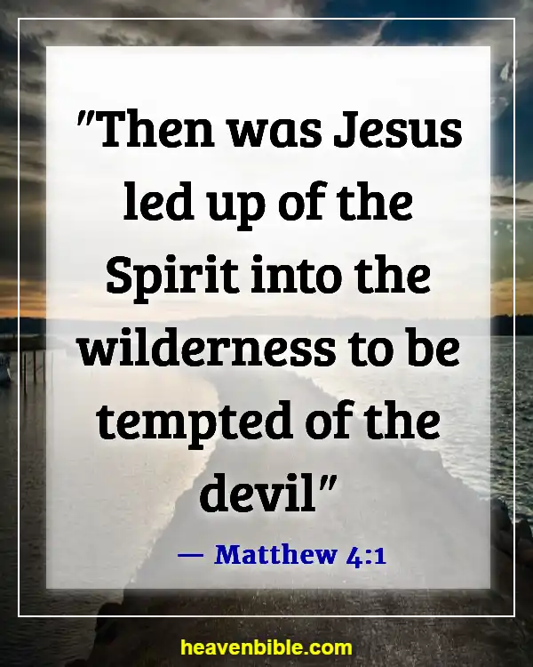 Bible Verses About The Devil In Disguise (Matthew 4:1)