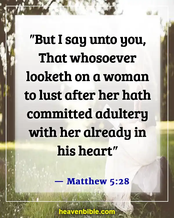 Bible Verses About Guarding Your Eyes (Matthew 5:28)