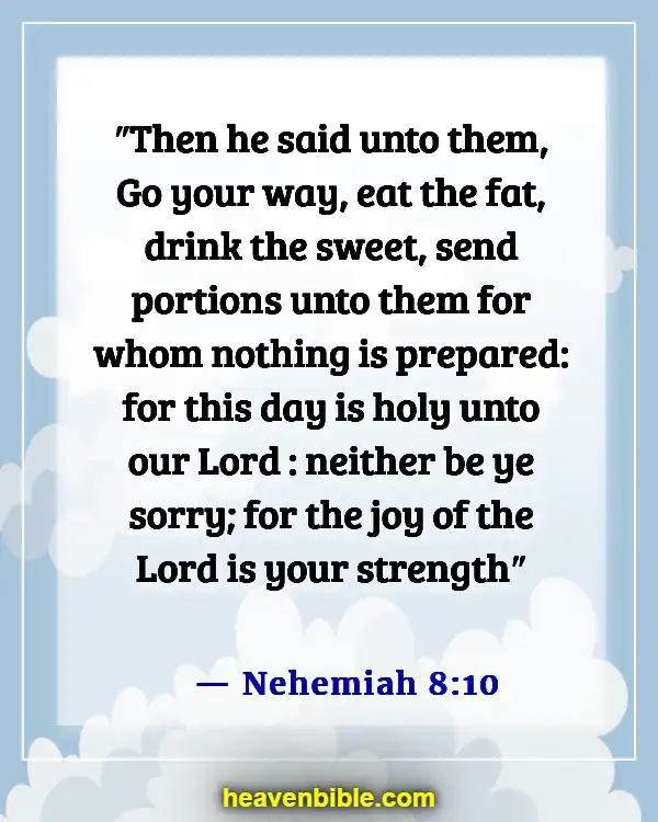 Bible Verses For Healing And Strength For A Friend (Nehemiah 8:10)