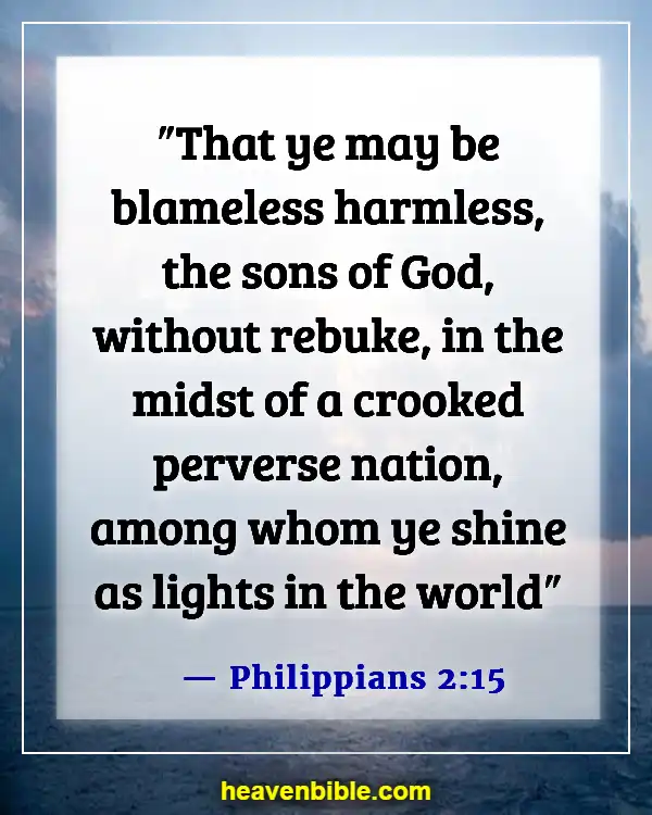 Bible Verses About Not Following The World (Philippians 2:15)