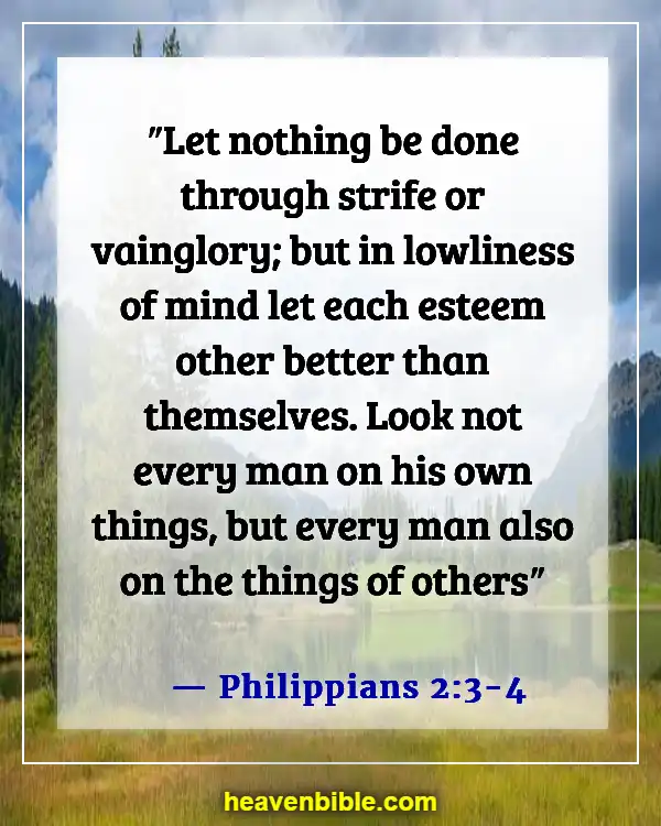 Bible Verse About Commitment To Ministry (Philippians 2:3-4)