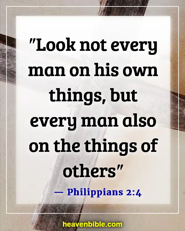 Bible Verses About Disrespecting Your Wife (Philippians 2:4)