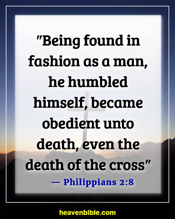 Bible Verse About Humility In Leadership (Philippians 2:8)