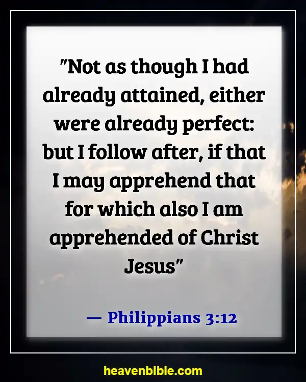 Bible Verse About Forgetting The Past (Philippians 3:12)