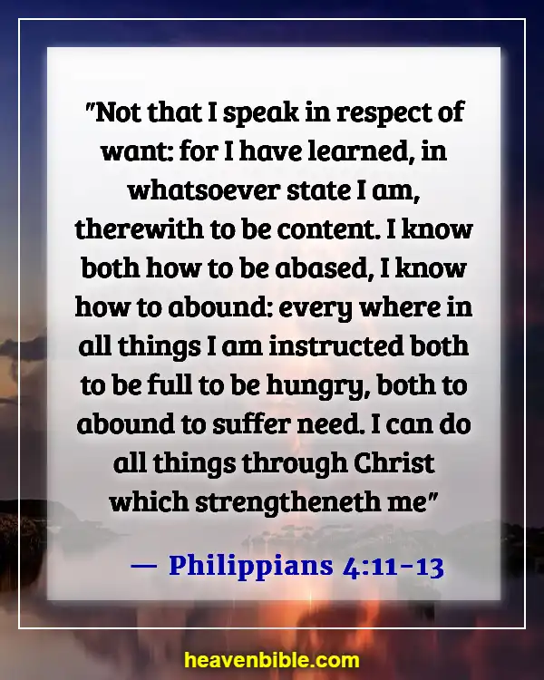 Bible Verses About Waiting For The Right Person (Philippians 4:11-13)