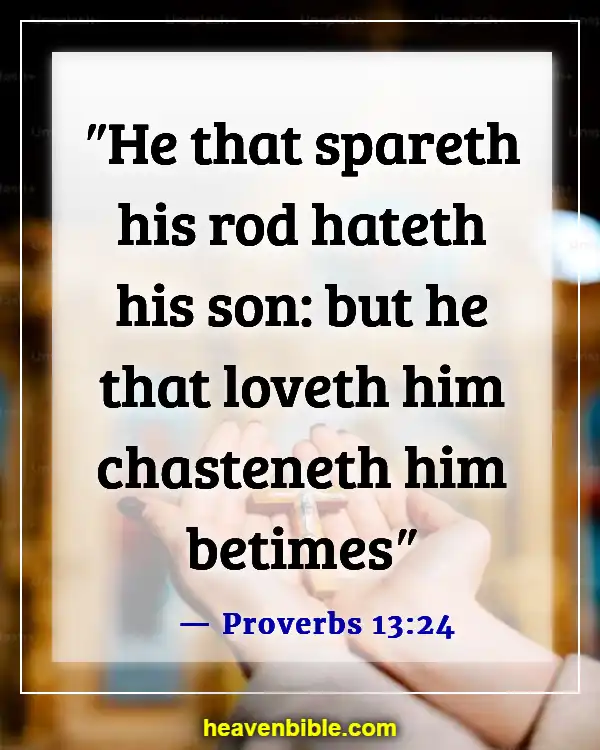 Bible Verses For New Parents (Proverbs 13:24)