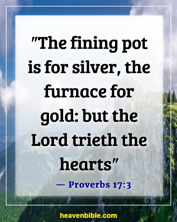 Bible Verse About God Testing Us (Proverbs 17:3)