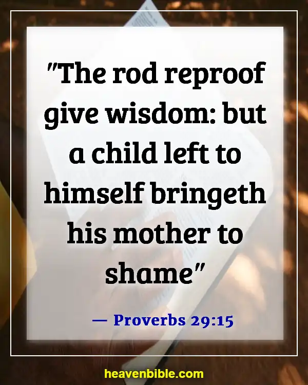 Bible Verses For New Parents (Proverbs 29:15)