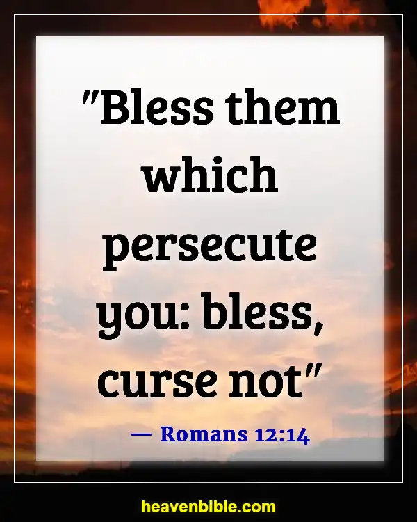 Bible Verse Bless Those Who Persecute You (Romans 12:14)