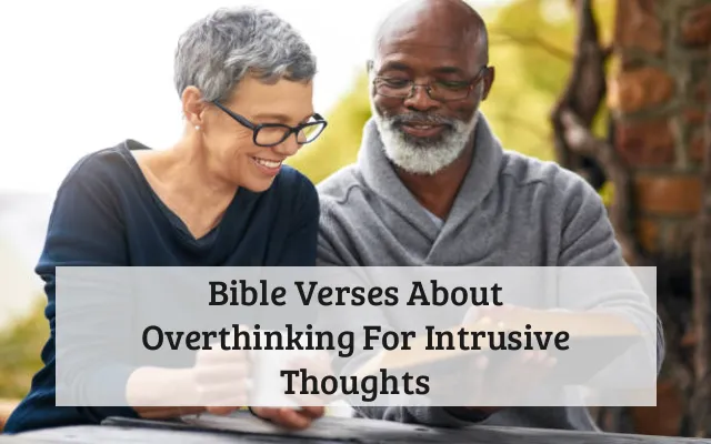 Bible Verses About Overthinking For Intrusive Thoughts