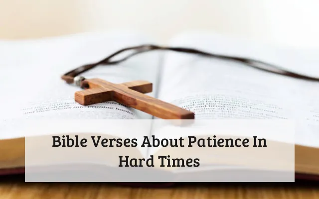 Bible Verses About Patience In Hard Times