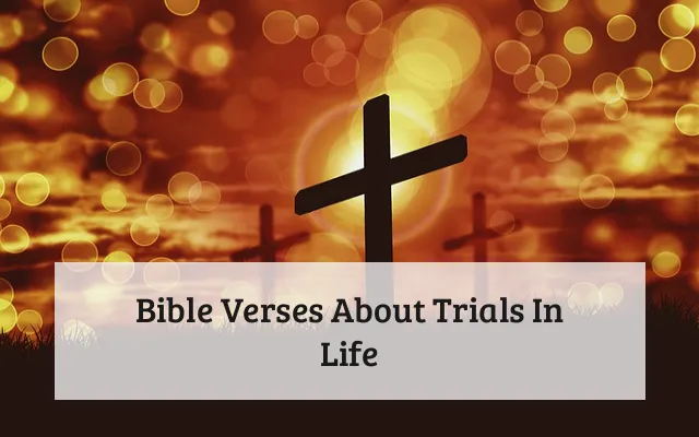 Bible Verses About Trials In Life