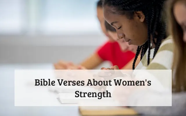 Bible Verses About Women's Strength